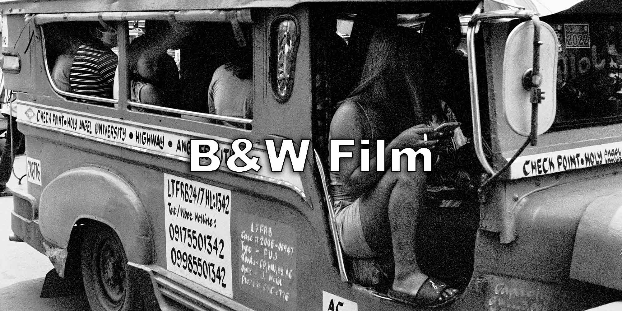 black and white film photography