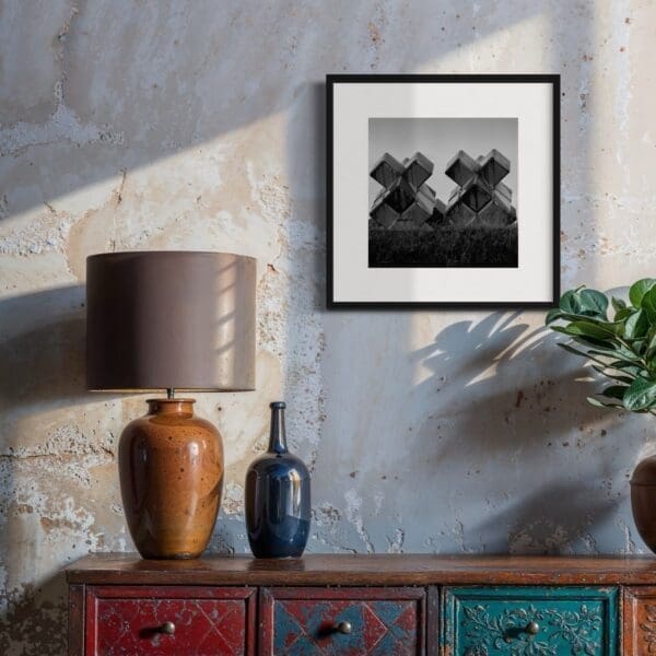 weeping tetris print framed