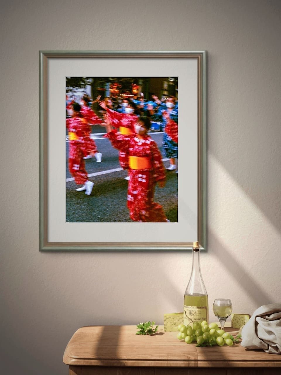 Japanese festival print interior